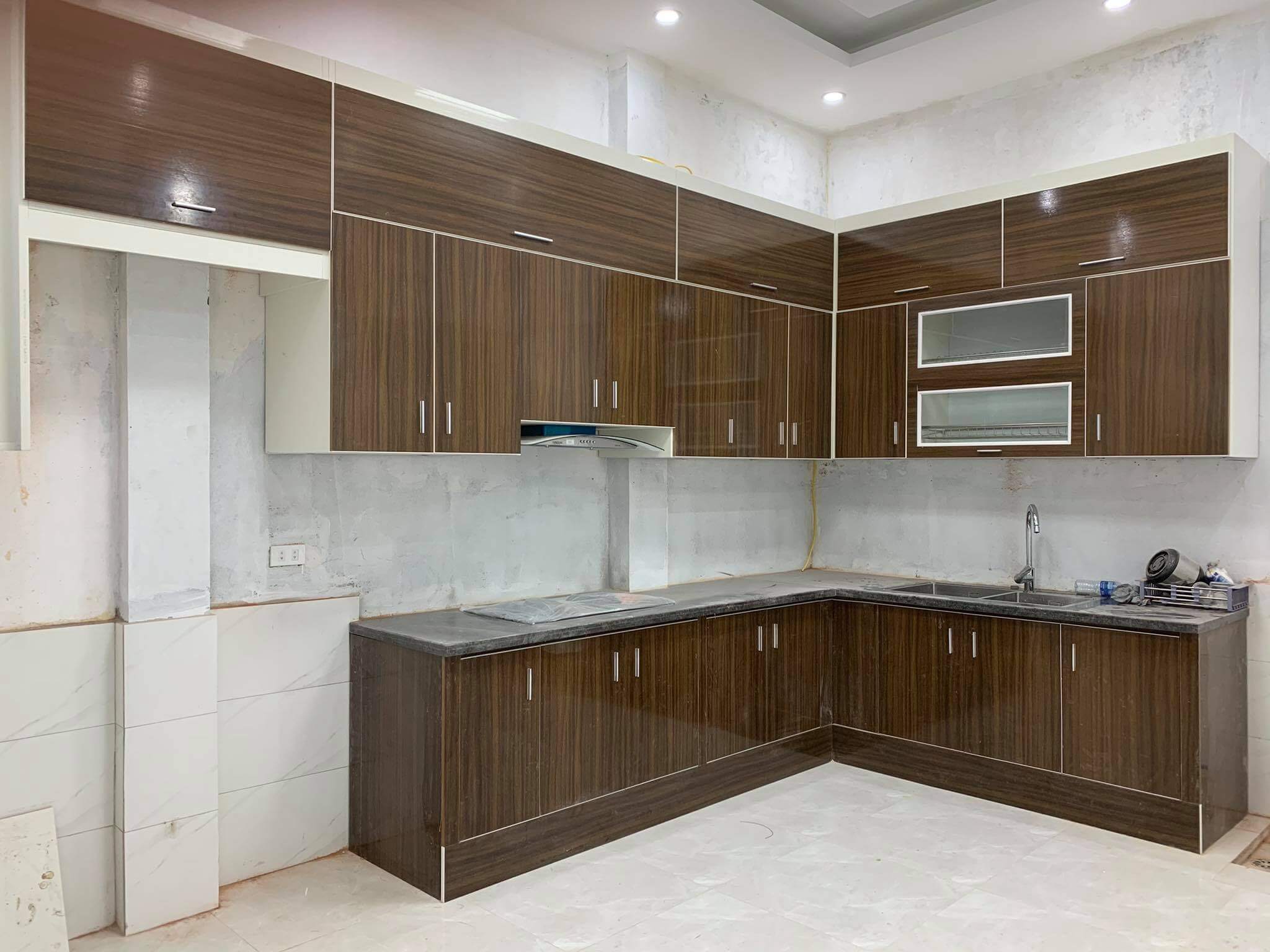 Mẫu tủ bếp MDF Thái Bình - 0976.720.997 - 02273.500.222 - 0972.376.113