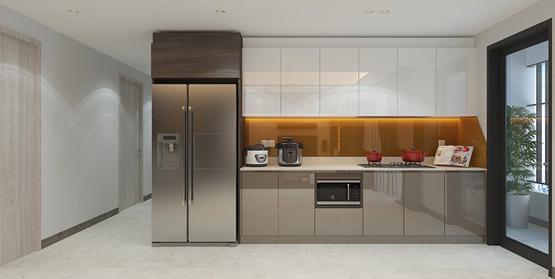 Mẫu tủ bếp MDF Thái Bình - 0976.720.997 - 02273.500.222 - 0972.376.113