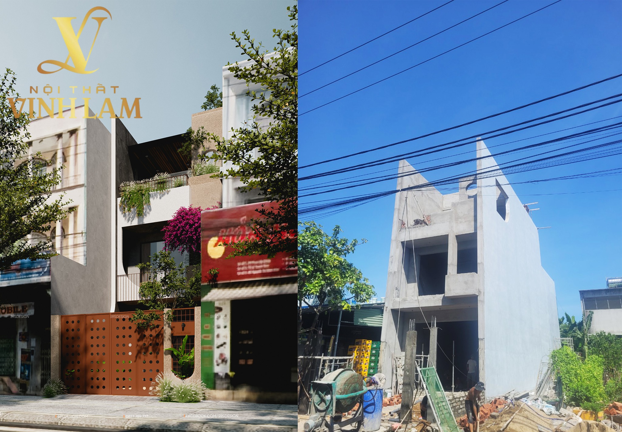 Thiết kế cải tạo nhà trọn gói tại Thái Bình